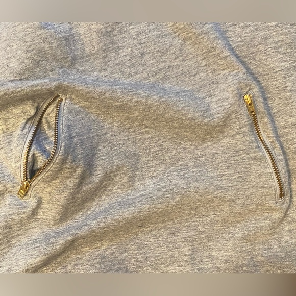 Crewcuts, J.Crew girls dress, size 10. Gray with white Peter Pan collar. - Picture 4 of 5